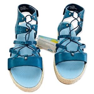 BareTraps NEW Brandy Rebound Cushioned Footbed Gladiator Strap Espadrille Sandal